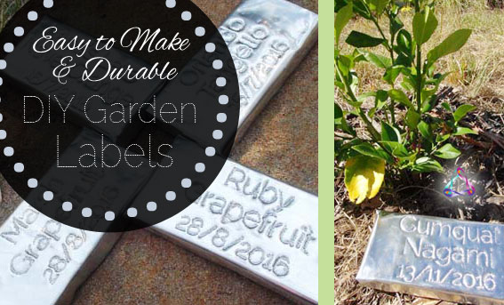 Easy to make plant labels DIY