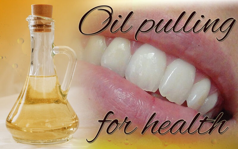Oil pulling for health