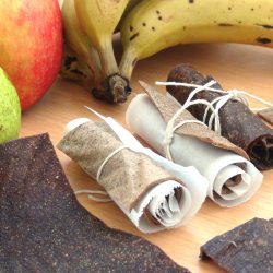 Raw Fruit Leather Roll ups Recipe