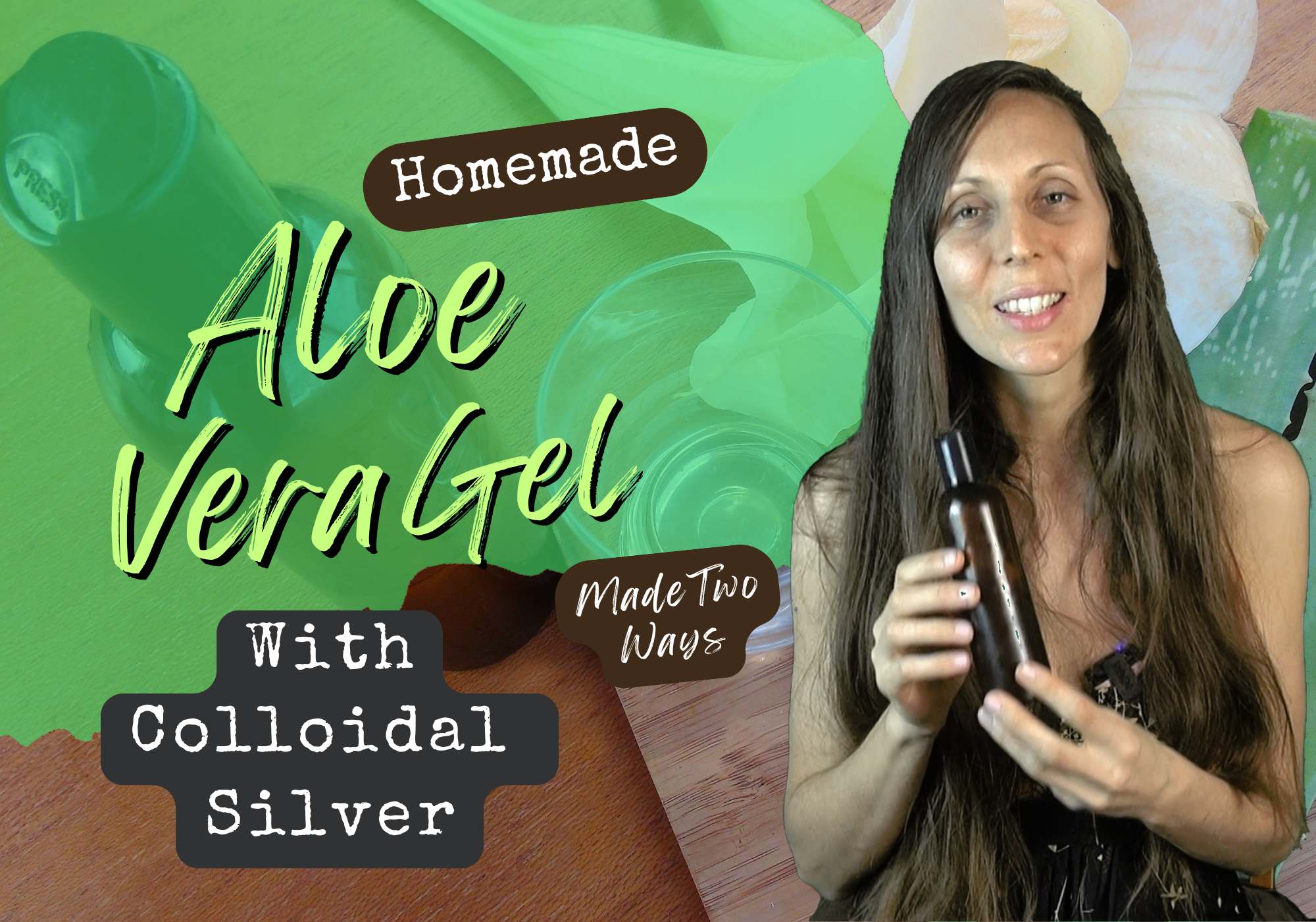 Homemade Aloe Vera Colloidal Silver Gel