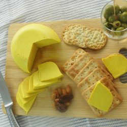 Firm vegan cheese